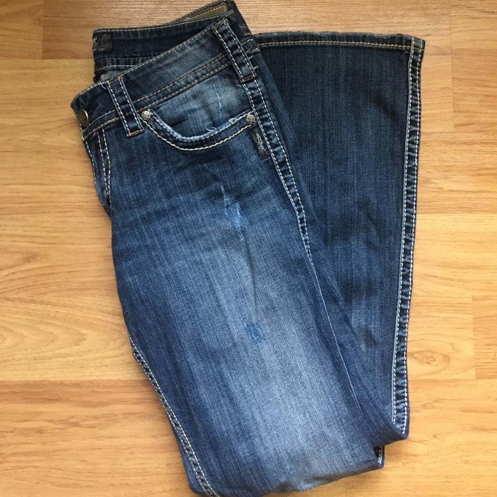 Women’s silver boot cut jeans size 29